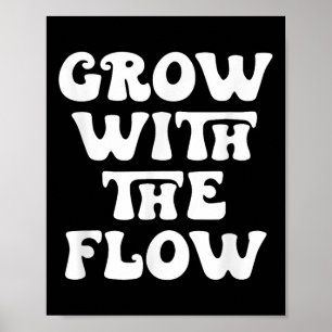 Poster Crescer Com A Cota De Motivação De Fluxo