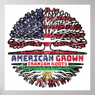 Poster Crescido Americano com Raízes Iranianas – Leão e S