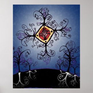 Póster Crescimento da fantasia familiar