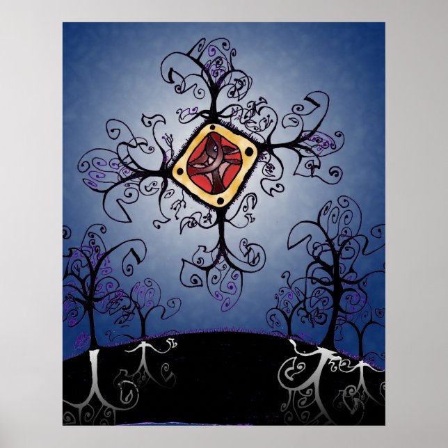 Póster Crescimento da fantasia familiar (Frente)