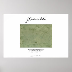 Póster Crescimento - Poder Verde - Feng Shui