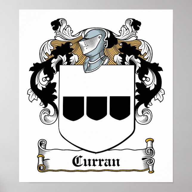 Póster Crest Familiar Curran (Frente)