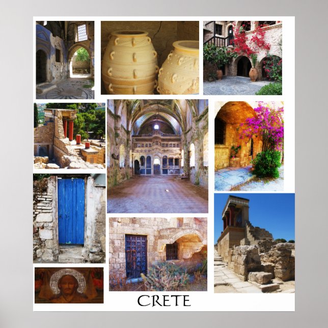 Póster Creta, Grécia (Frente)