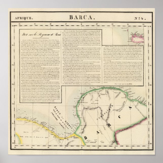 Póster Creta, Grécia, Líbia 4 (Frente)