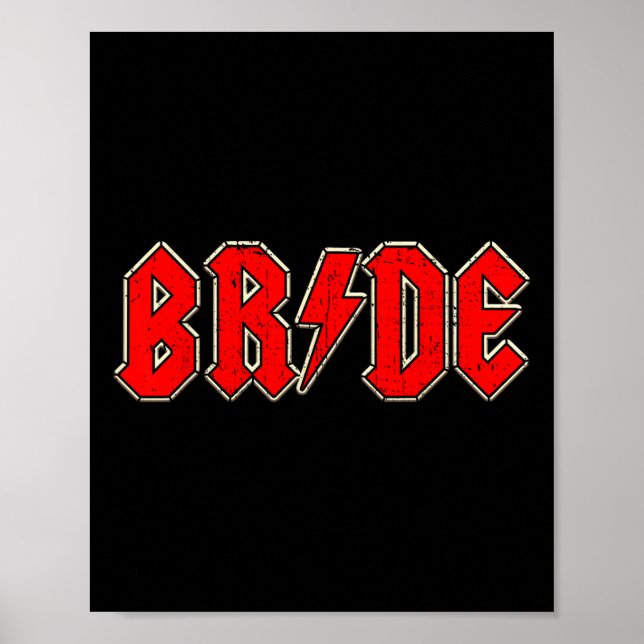 Poster Crew Rock Roll Gothic Halloween Party Gift For Wom (Frente)