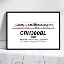 CRH380BL Trem de Alta Velocidade da Ferrovia Chine