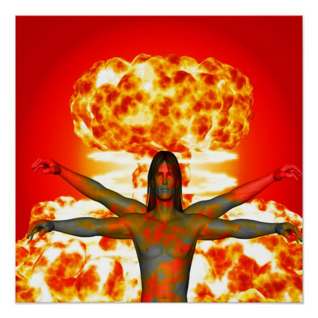 Póster Criação atômica (Frente)