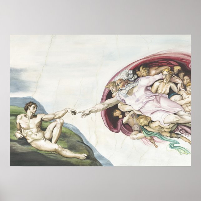 Póster Criação de Adão (Frente)