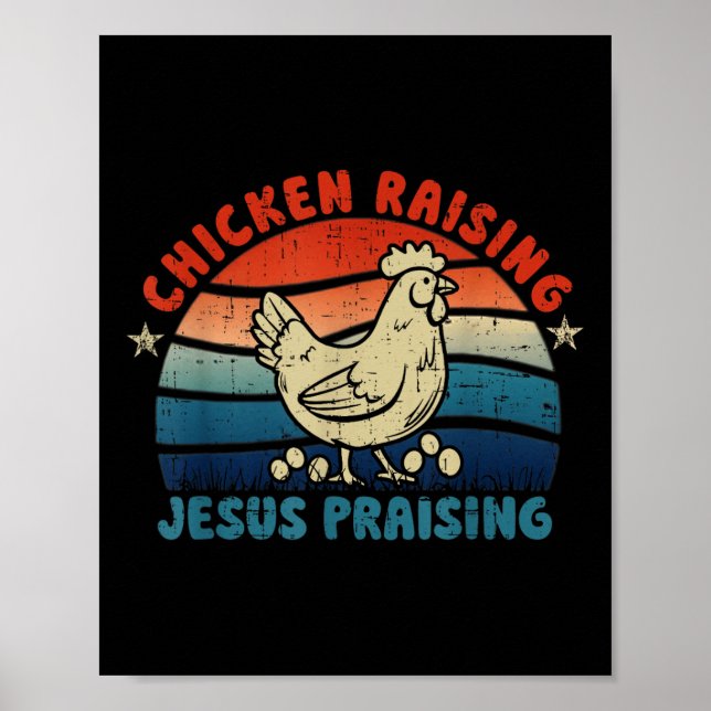 Poster Criação de Galinhas &amp; Jesus Cristo (Frente)