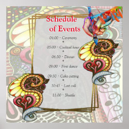 Poster Criação de Portas do Partido Artista Cheerful