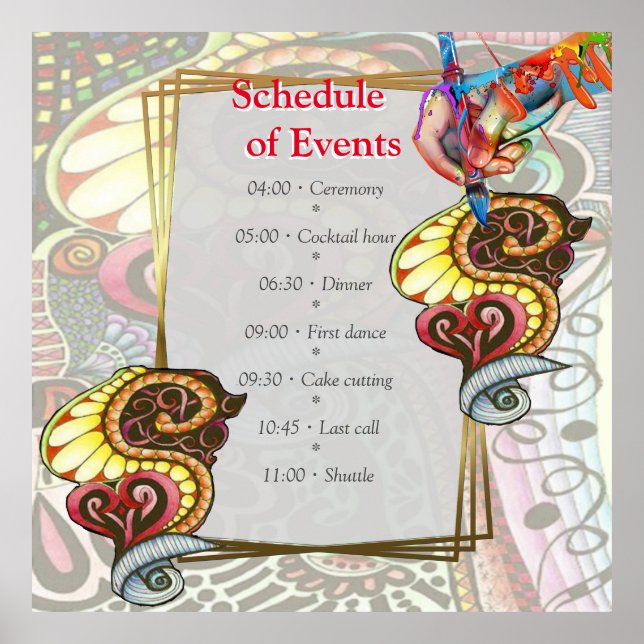 Poster Criação de Portas do Partido Artista Cheerful (Frente)