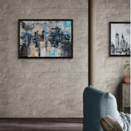 Póster Criações Abstrato Trabalho de arte