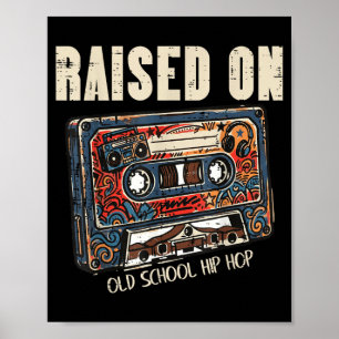 Poster Criado Na Velha Escola De Hip Hop Cette Fita 80s 9