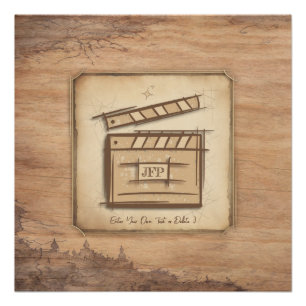 Póster Criador de filmes, ator, diretor de cinema, ideia