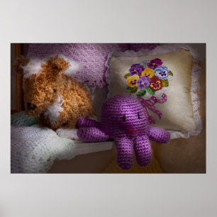 Póster Criança - Brinquedo - polvo no meu armário