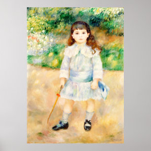 Poster Criança com um chicote Auguste Renoir