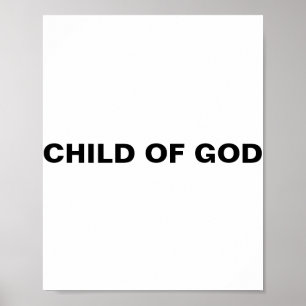 Poster "Criança de Deus"