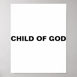 Poster "Criança de Deus"