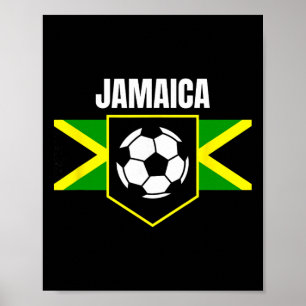 Poster Criança de futebol de Jamaica
