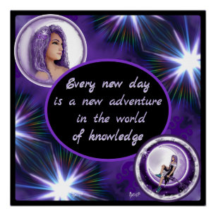 Póster Criança de lua púrpura