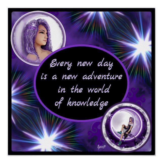 Póster Criança de lua púrpura (Frente)