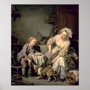 Póster Criança estragada, 1765