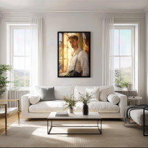 Criança: Jovem Homem Aquarela