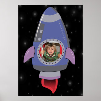 Poster Criança: Sala de Viagem do Espaço de Entrega do Fo
