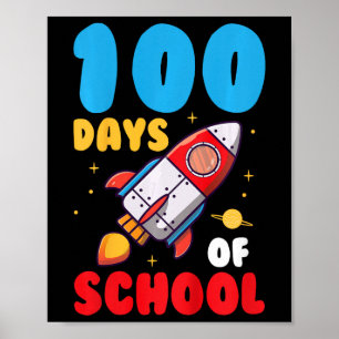 Poster Crianças 100 Dias De Crianças Escolares 100º Dia D