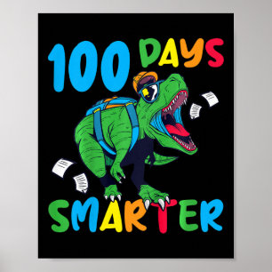 Poster Crianças 100 Dias De Escola 100 Dias Mais Intelige