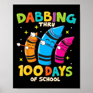 Poster Crianças 100 Dias Meninas Garotas Presentes