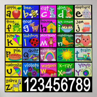 Poster Crianças ABC