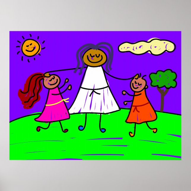 Poster Crianças Abençoadas (Frente)