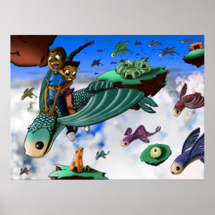 Póster Crianças Afro-Americanas