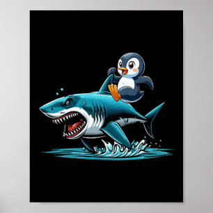 Poster Crianças Amantes de os animais do Mar de Costume d