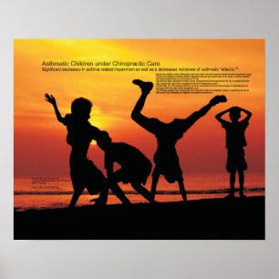 Poster Crianças asmáticas sob o cuidado da quiroterapia