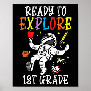 Poster Crianças Astronautas Prontas Para Explorar A Prime