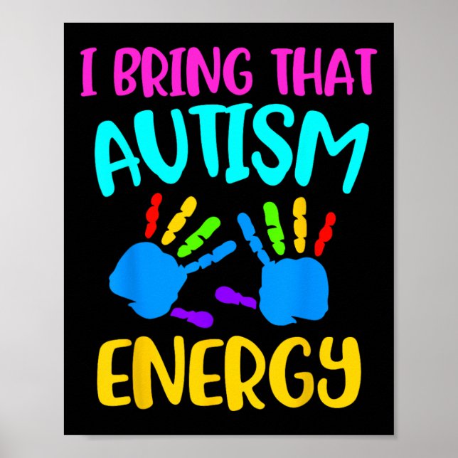 Poster Crianças Ausentes Crianças Autistas Sensibilização (Frente)