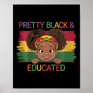 Poster Crianças Bonito De Preto E Educadas Eu Sou O Forte