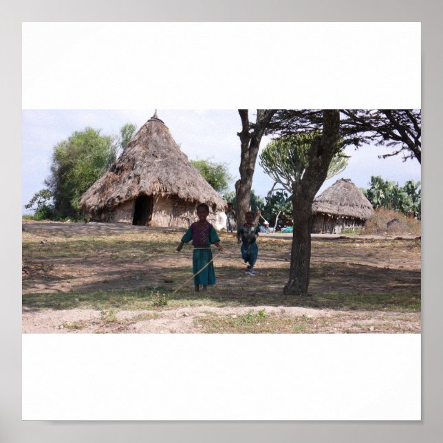 Poster Crianças brincando (Frente)