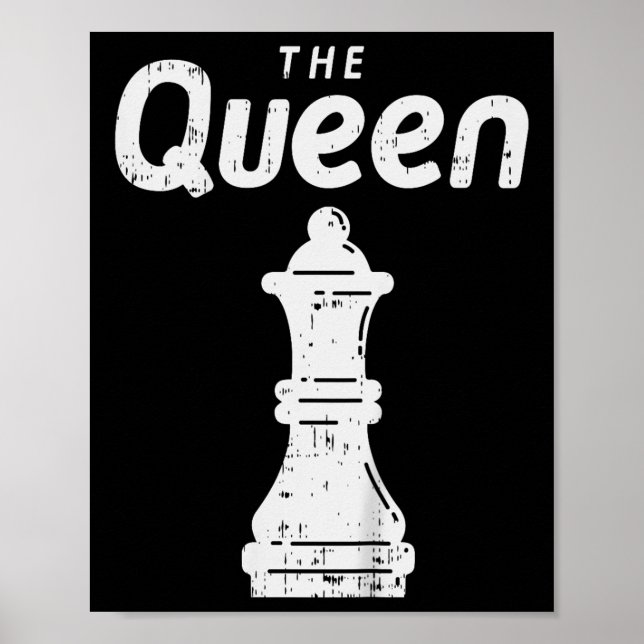 Poster Crianças Chess Piece A Rainha Camisa Halloween Gru (Frente)