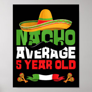 Poster Crianças com 5 anos de Festa de aniversário Fiesta