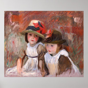 Poster Crianças da Aldeia (1890) por John Singer Sargent