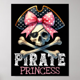 Poster Crianças da escola de Festas de aniversário pirata
