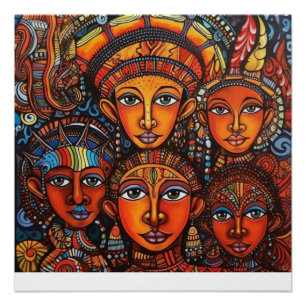 Póster Crianças da Etiópia