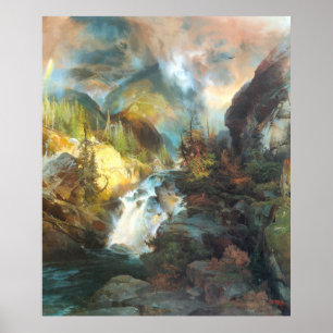 Póster Crianças da Montanha, por Thomas Moran