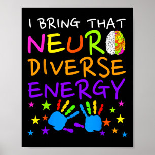 Poster Crianças da Neurodiversidade Meninos Autismo Sensi