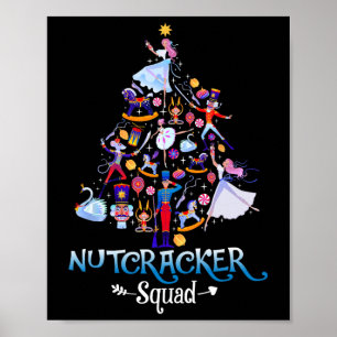 Poster Crianças de dança de salão de salto de Natal