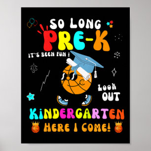 Poster Crianças De Tão Longo Jardim De Infância Pré-k Aqu