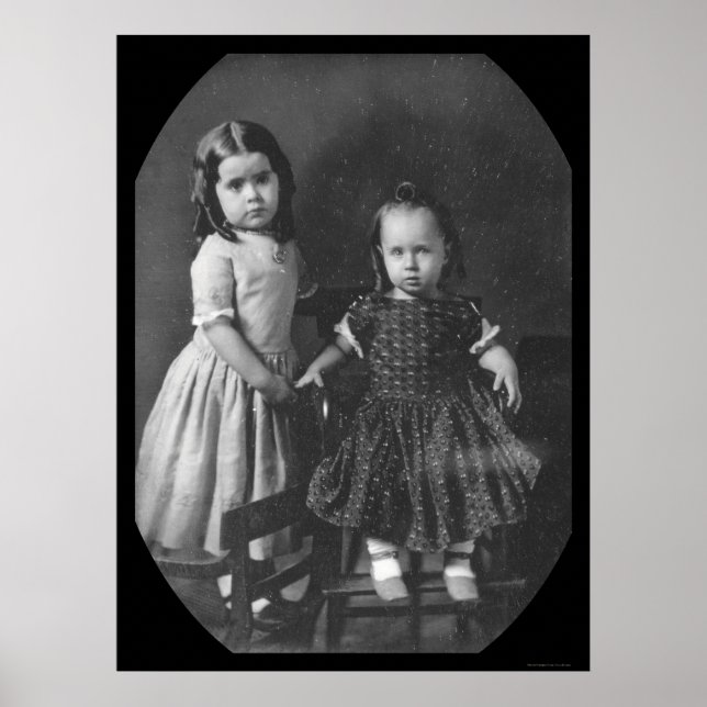 Poster Crianças de William McAllister Daguerreotype 1849 (Frente)